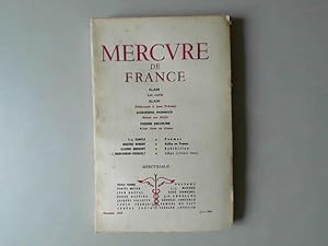 Imagen del vendedor de mercure de France, n. 1174 de juin 1961 a la venta por JLG_livres anciens et modernes