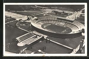 Ansichtskarte Berlin, Olympiade 1936, Reichssportfeld, Olympia-Stadion, Fliegeraufnahme