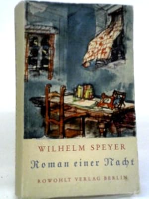 Bild des Verkufers fr Roman Einer Nacht zum Verkauf von World of Rare Books