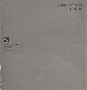 Image du vendeur pour Programmheft William Shakespeare DER STURM Premiere 5. Januar 1985 Schauspielhaus mis en vente par Programmhefte24 Schauspiel und Musiktheater der letzten 150 Jahre