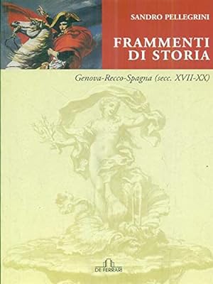 Immagine del venditore per Frammenti di storia. Genova-Recco-Spagna (secoli XVII-XX)- S. Pellegrini venduto da libreria biblos