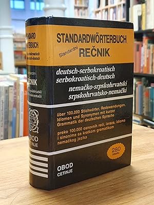 Standardni Recnik nemacko-srpskohrvatski, srpskohrvatsko-nemacki sa kratkom gramatikom nemackog j...