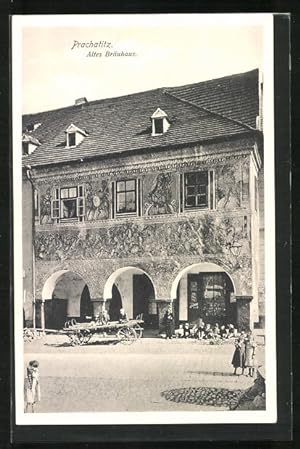 Ansichtskarte Prachatitz, Altes Bräuhaus