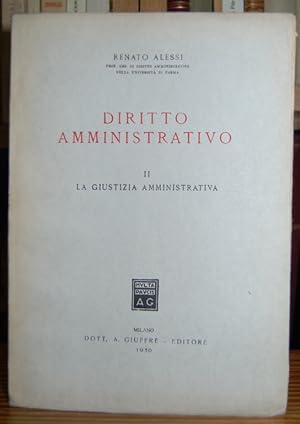 Imagen del vendedor de DIRITTO AMMINISTRATIVO. II. La Giustizia Amministrativa a la venta por Fbula Libros (Librera Jimnez-Bravo)