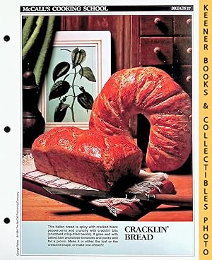 McCall's Cooking School Recipe Card: Breads 27 - Black-Pepper Bread : Replacement McCall's Recipa...