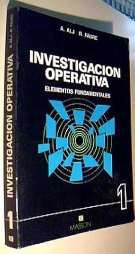 Seller image for Investigacin operativa. I: Elementos fundamentales for sale by Librera La Candela