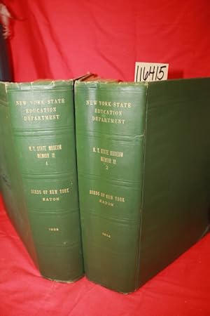 Seller image for New Yoprk State Museum Memoir 12 Birds of New York Parts 1 & 2 (Two Volume Set) for sale by Princeton Antiques Bookshop