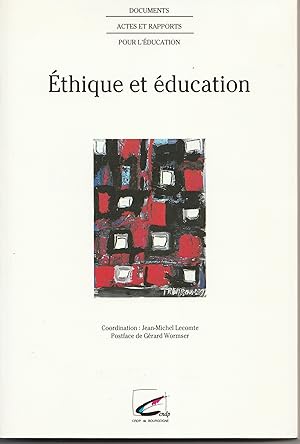 Image du vendeur pour Ethique et ducation mis en vente par Librairie Franoise Causse