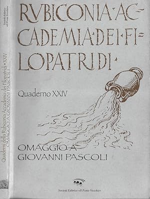 Bild des Verkufers fr Rubiconia Accademia dei Filopatridi quaderno XXIV zum Verkauf von Biblioteca di Babele