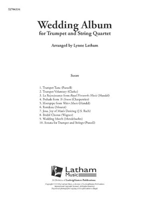 Bild des Verkufers fr Wedding Album for Trumpet and String Quartet: Conductor Score (Latham Music) [Soft Cover ] zum Verkauf von booksXpress