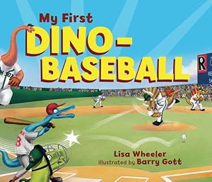 Bild des Verkufers fr My First Dino-Baseball (Dino Board Books) by Wheeler, Lisa [Board book ] zum Verkauf von booksXpress