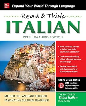 Seller image for Read & Think Italian, 3rd Edition by The Editors of Think Italian! Magazine [Paperback ] for sale by booksXpress