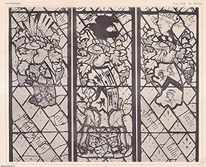Seller image for The Identification of the Eighteen Worthies commemorated in the Heraldic Glass in the Hall Windows of Ockwells Manor House, in the Parish of Bray, in Berkshire. An uncommon original article from the journal Archaeologia, 1899. for sale by Cosmo Books