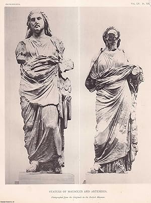 Immagine del venditore per The Mausoleum at Halicarnassus. The probable arrangement and signification of its principal Sculptures. An uncommon original article from the journal Archaeologia, 1897. venduto da Cosmo Books