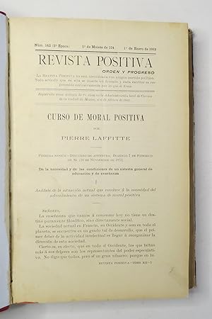 Revista Positiva Científica, Filosófica, Social y Política. Tomo XII
