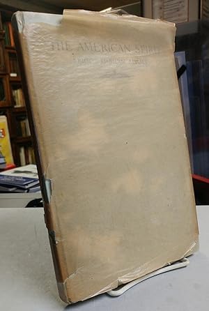 Seller image for The American Spirit. The Letters of Briggs Kilburn Adams. Lieutenant of the Royal Flying Corps for sale by Colophon Book Shop, ABAA