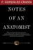 Notes of an Anatomist