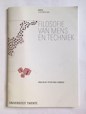 Image du vendeur pour Filosofie van mens en techniek - Oratie 15 oktober 2009 mis en vente par Houtman Boeken