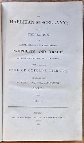 THE HARLEIAN MISCELLANY Vols 1 (1808) and 2 (1809)