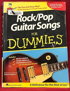 Seller image for Rock/Pop Guitar Songs for Dummies: Songs by No Doubt, Tom Petty, The Police, and Many More! for sale by Friends of the Library Bookstore