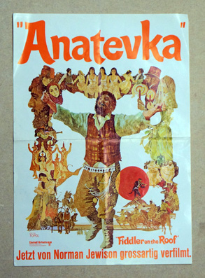 Anatevka - Fidler on the roof - Filmplakat.
