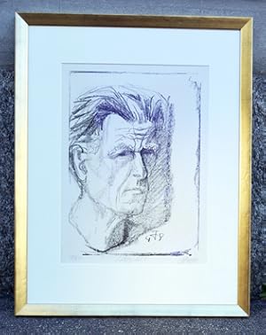 Selbstportrait I. Orig.-Lithographie.