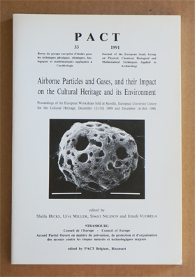 Bild des Verkufers fr Airborne Particles and Gases, and their Impact on the Cultural Heritage and its Environment. zum Verkauf von antiquariat peter petrej - Bibliopolium AG