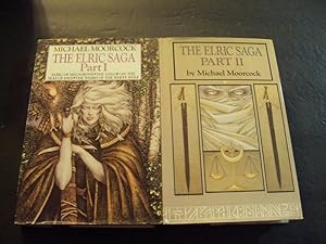 Seller image for The Elric Saga Part 1 and 2 by Michael Moorcock 1984 BCE HC for sale by Joseph M Zunno