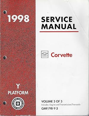 1998 Corvette Service Manua Y Platform Volume 3 of 3 (GMP/98-Y-3)