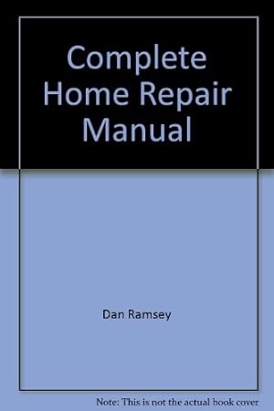 Imagen del vendedor de Complete Home Repair Manual a la venta por Reliant Bookstore