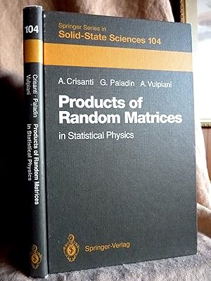 Immagine del venditore per Products of Random Matrices: in Statistical Physics (Springer Series in Solid-State Sciences) venduto da Superbbooks