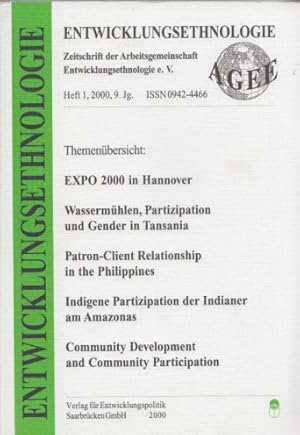 Entwicklungsethnologie - Zeitschrift der Arbeitsgemeinschaft Entwicklungsethnologie e.V. Heft 1/2...