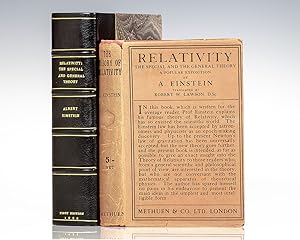 Bild des Verkäufers für Relativity: The Special And General Theory. zum Verkauf von Raptis Rare Books