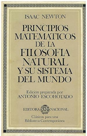 Imagen del vendedor de Principios Matemticos De La Filosofa Natural Y Su Sistema Del Mundo (Spanish Edition) a la venta por Von Kickblanc