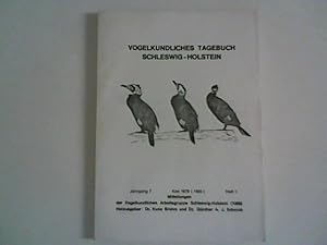 Immagine del venditore per Vogelkundliches Tagebuch Schleswig-Holstein: Jahrgang 7 Heft 1. venduto da ANTIQUARIAT FRDEBUCH Inh.Michael Simon