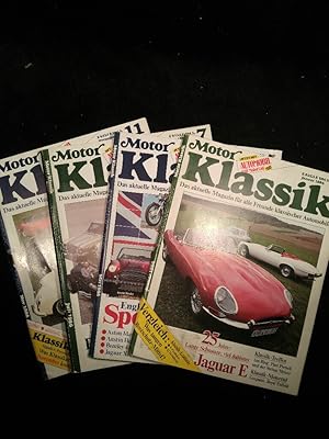 Motor Klassik; 4 Ausgaben 1986: Nr. 1, 5, 7 und 11