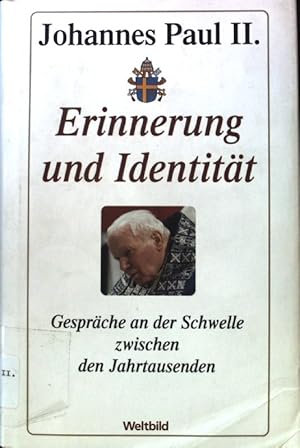 Bild des Verkufers fr Erinnerung und Identitt : Gesprche an der Schwelle zwischen den Jahrtausenden. zum Verkauf von books4less (Versandantiquariat Petra Gros GmbH & Co. KG)