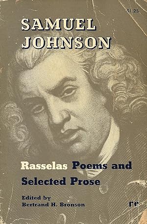 Seller image for Rasselas Poems and Selected Prose for sale by The Book House, Inc.  - St. Louis