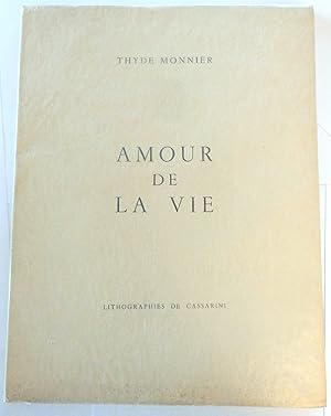 Amour de la vie. Poèmes. Lithographies de Cassarini.