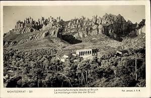 Seller image for Ansichtskarte / Postkarte Montserrat Katalonien, La Montanya vista des del Bruch for sale by akpool GmbH