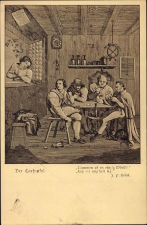 Künstler Ansichtskarte / Postkarte Märchen, Der Carfunkel, Johann Peter Hebel