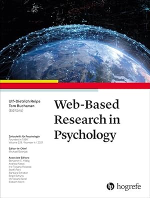 Immagine del venditore per Web-Based Research in Psychology venduto da BuchWeltWeit Ludwig Meier e.K.