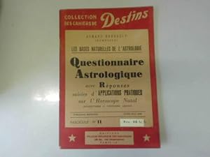 Image du vendeur pour Les bases manuelles de l'astrologie - Fascicule N°11 (Avril - Mai 1948) mis en vente par J.L.G LIVRES ANCIENS ET MODERNES
