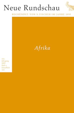 Imagen del vendedor de Neue Rundschau 2009/2: Afrika a la venta por Versandantiquariat Felix Mcke