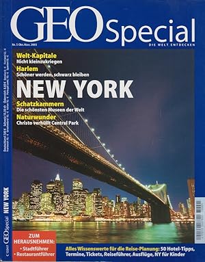 Bild des Verkufers fr Geo Special. Nr 5. 2005 New York zum Verkauf von Allguer Online Antiquariat