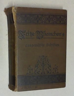 Imagen del vendedor de Fritze Bliemchen's ausgewhlte Schriften. 7 Tle. in 1 Bd. a la venta por Antiquariat Sander