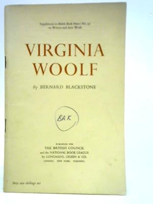 Bild des Verkufers fr Virginia Woolf zum Verkauf von World of Rare Books