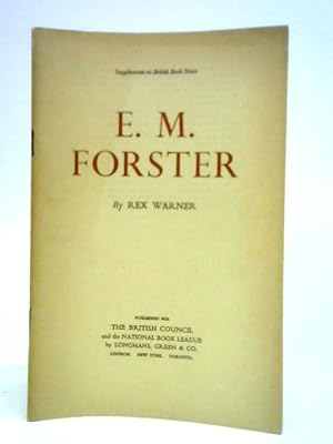 Bild des Verkufers fr E M Forster zum Verkauf von World of Rare Books