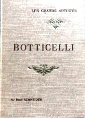 Seller image for Botticelli, par Ren Schneider,. biographie critique for sale by JLG_livres anciens et modernes