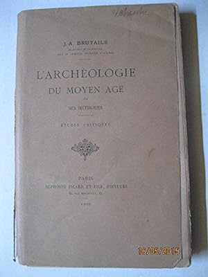 Image du vendeur pour J.-a. brutails - Prcis d archologie du moyen-age mis en vente par JLG_livres anciens et modernes